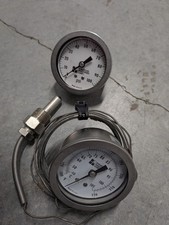 Douglas Machine Corp Temperature Gauge and Psi Thermometer  Lot Of 2 New picture