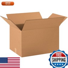 Aviditi AVS201412 Corrugated Cardboard Box Medium 20 x 14 x 12 Pack of 20 picture