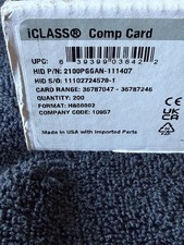 HID iCLASS DP RFID Card 2100PGGAN-111407 (10 pack) picture