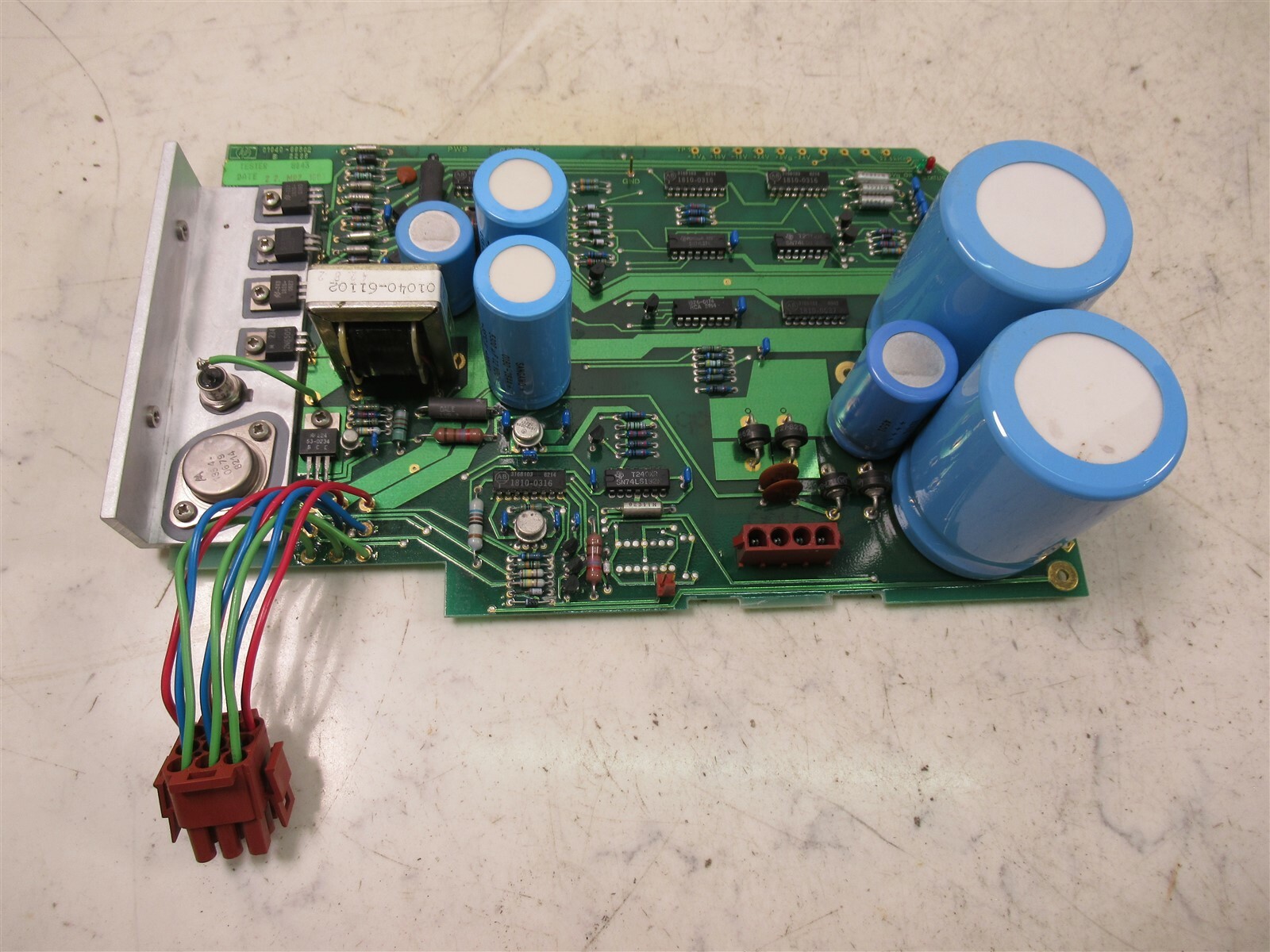 Hewlett Packard HP 1040A HPLC Detection System 01040-66502 Circuit Board Hewlett Packard HP 1040A HPLC Detection System 01040-66502 Circuit Board