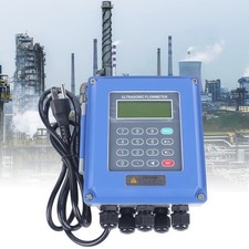 TUF-2000B Ultrasonic Flow Meter Wall-Mount Liquid Flowmeter TS-2 TM-1 Transducer picture
