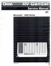 ONAN KY Series Service Shop Repair Manual 981-0503 picture