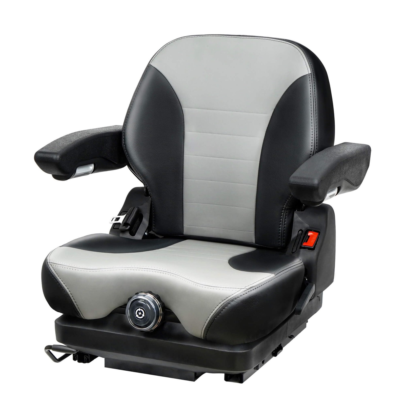 Tractor Suspension Seat Adjustable Backrest Armrests Weight for Zero Turn Mowers Tractor Suspension Seat Adjustable Backrest Armrests Weight for Zero Turn Mowers