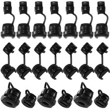 40Pcs round Strain Relief Cord Connector, Nylon Insulation Cable Bush Grommet picture
