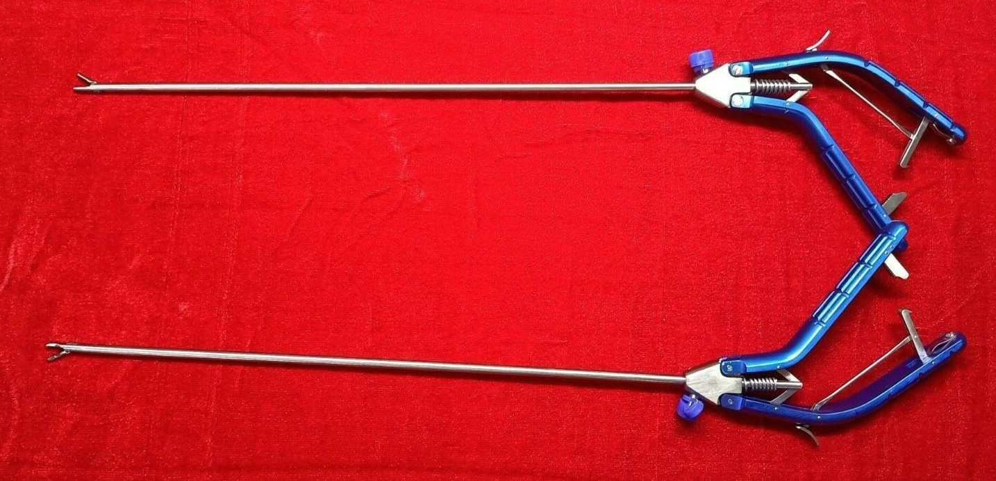 2pc-Laparoscopic Needle Holder 5mmx330mm High Quality Reusable Instruments