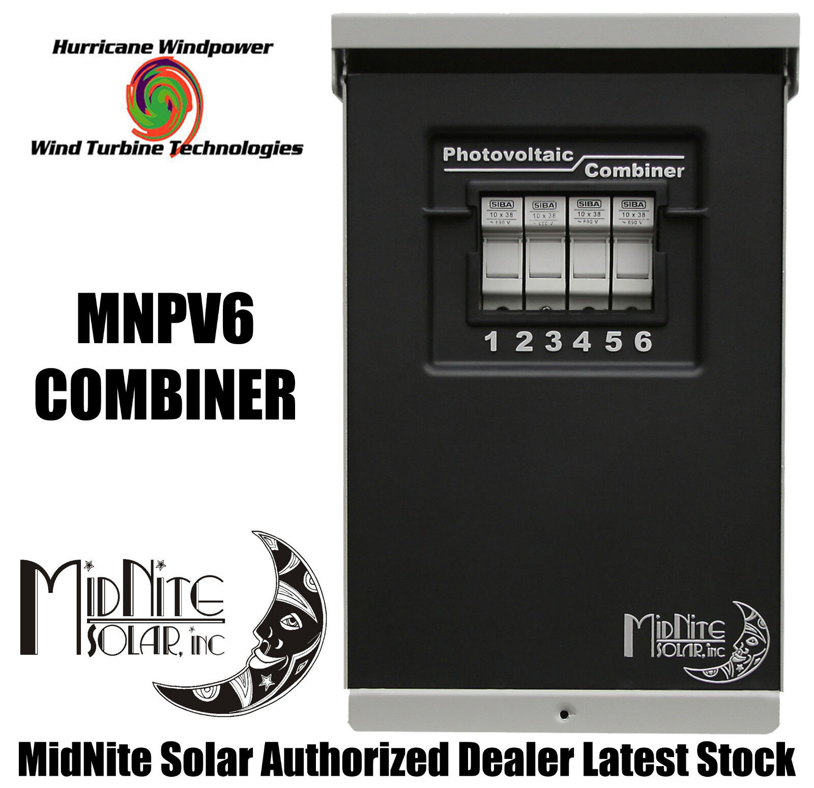 Midnite Solar MNPV6 (PV6 Combiner Box Only) Solar, Wind Turbine, Wind Generator