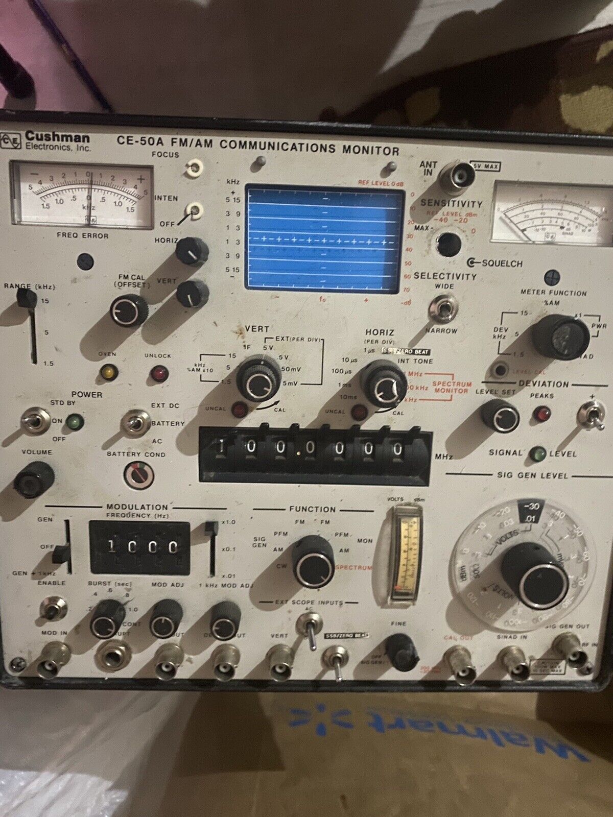 cushman communications monitor CE-50A FM/AM