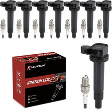 UF230 Ignition Coil Pack and Iridium Spark Plugs Set of 8 Compatible with 2000 2 picture