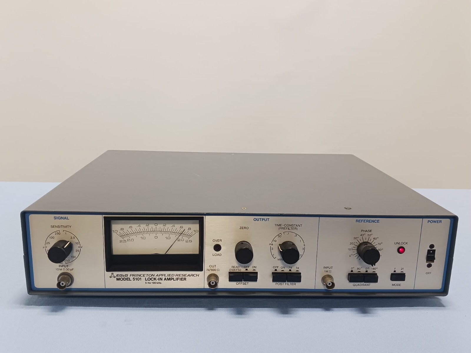 EG&G PARC Princeton Applied Research Model 5101 Lock-In Amplifier 5 Hz - 100 kHz EG&G PARC Princeton Applied Research Model 5101 Lock-In Amplifier 5 Hz - 100 kHz