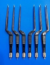 Stryker SilverGlide Non-Stick Bipolar Bayonet Forceps Set Of 6 Pcs 6720-240-007 picture