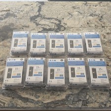 LOT OF 10 Eaton BRP115A1CS 15-Amp All In One Breaker (Plug On Neutral)  picture