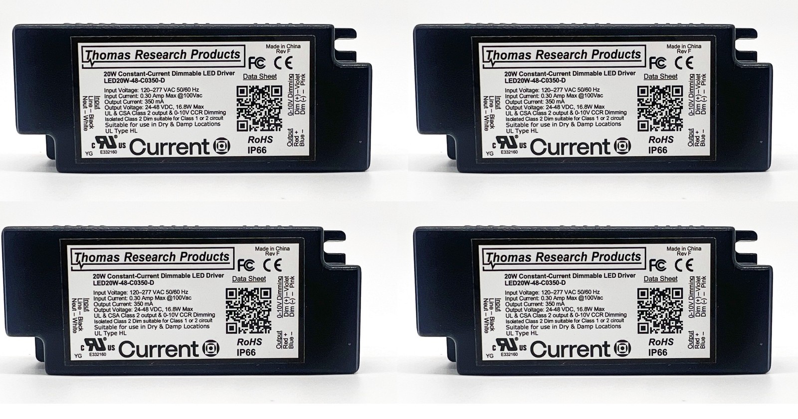(case of 4) Hubbell Thomas Research Project LED Driver LED20W-48-C0350-D (case of 4) Hubbell Thomas Research Project LED Driver LED20W-48-C0350-D