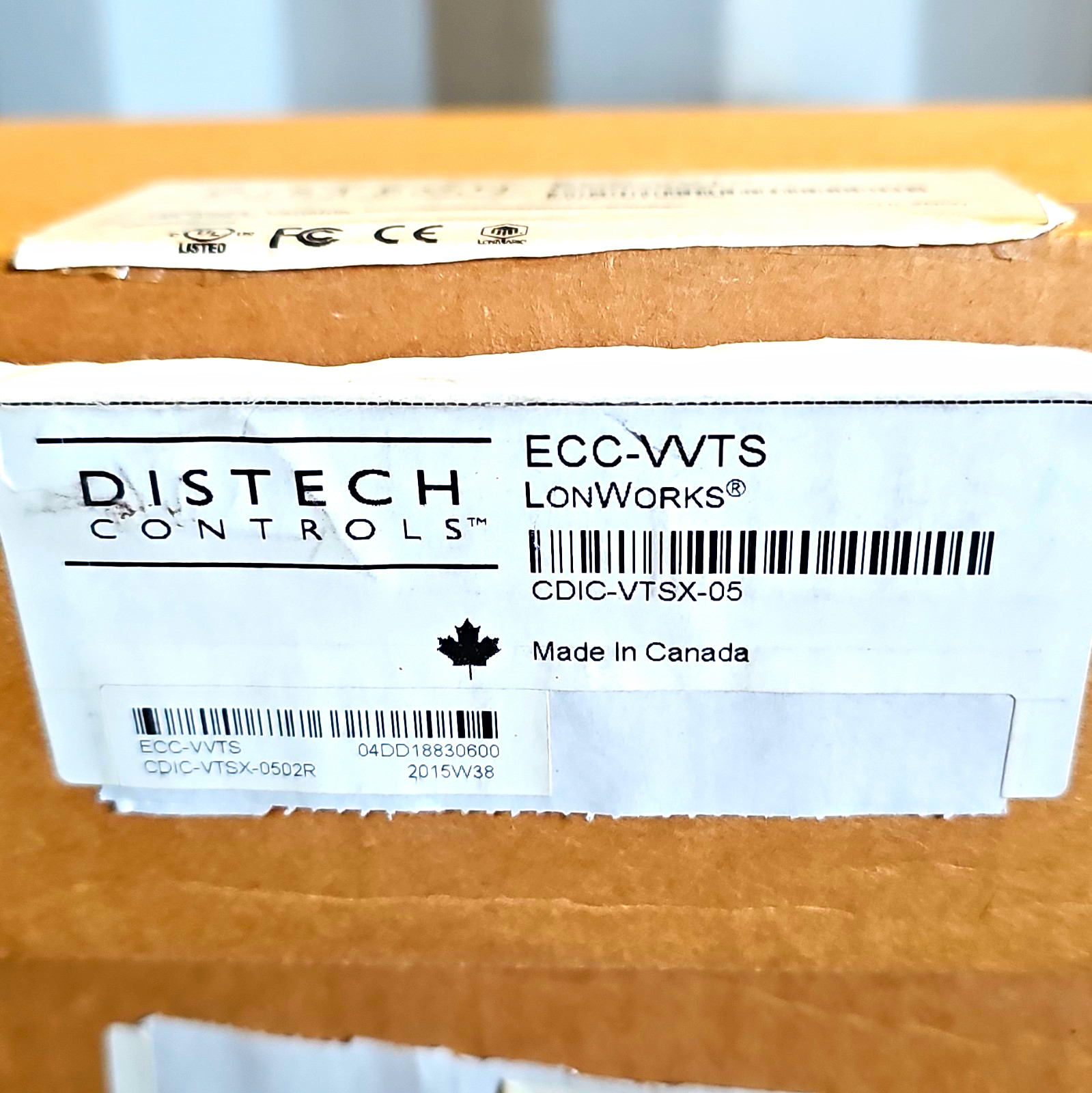 Distech Controls ECC-WTS LonWorks Controller CDIC-VTSX-05 CDIC-VTSX-0502R Distech Controls ECC-WTS LonWorks Controller CDIC-VTSX-05 CDIC-VTSX-0502R