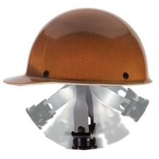 Msa Fas Trac Iii Ratchet Suspension Hard Hat Standard Grey Head Protection picture