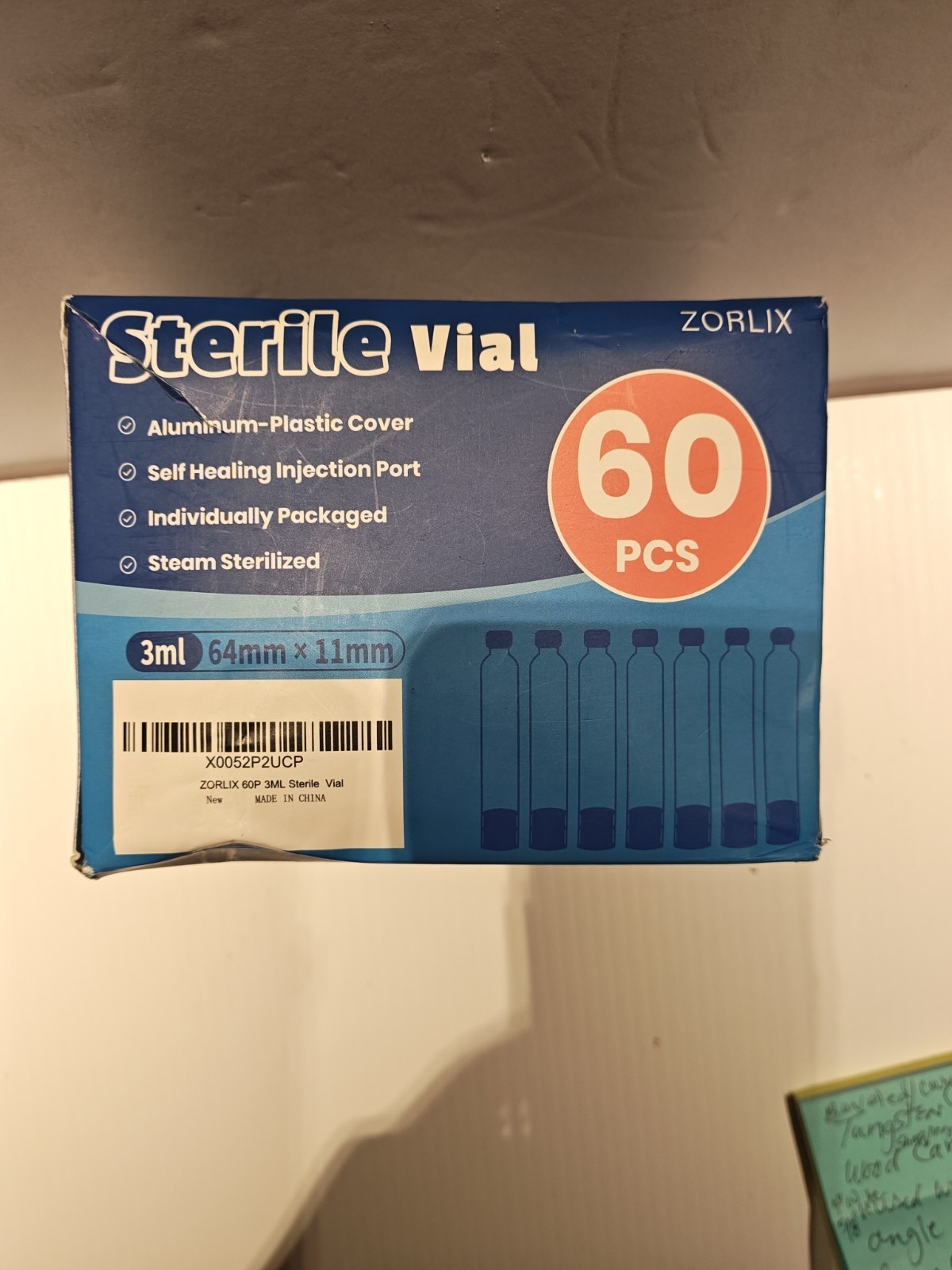 Zorlix Sterile Vials. Box Of 60. Zorlix Sterile Vials. Box Of 60.