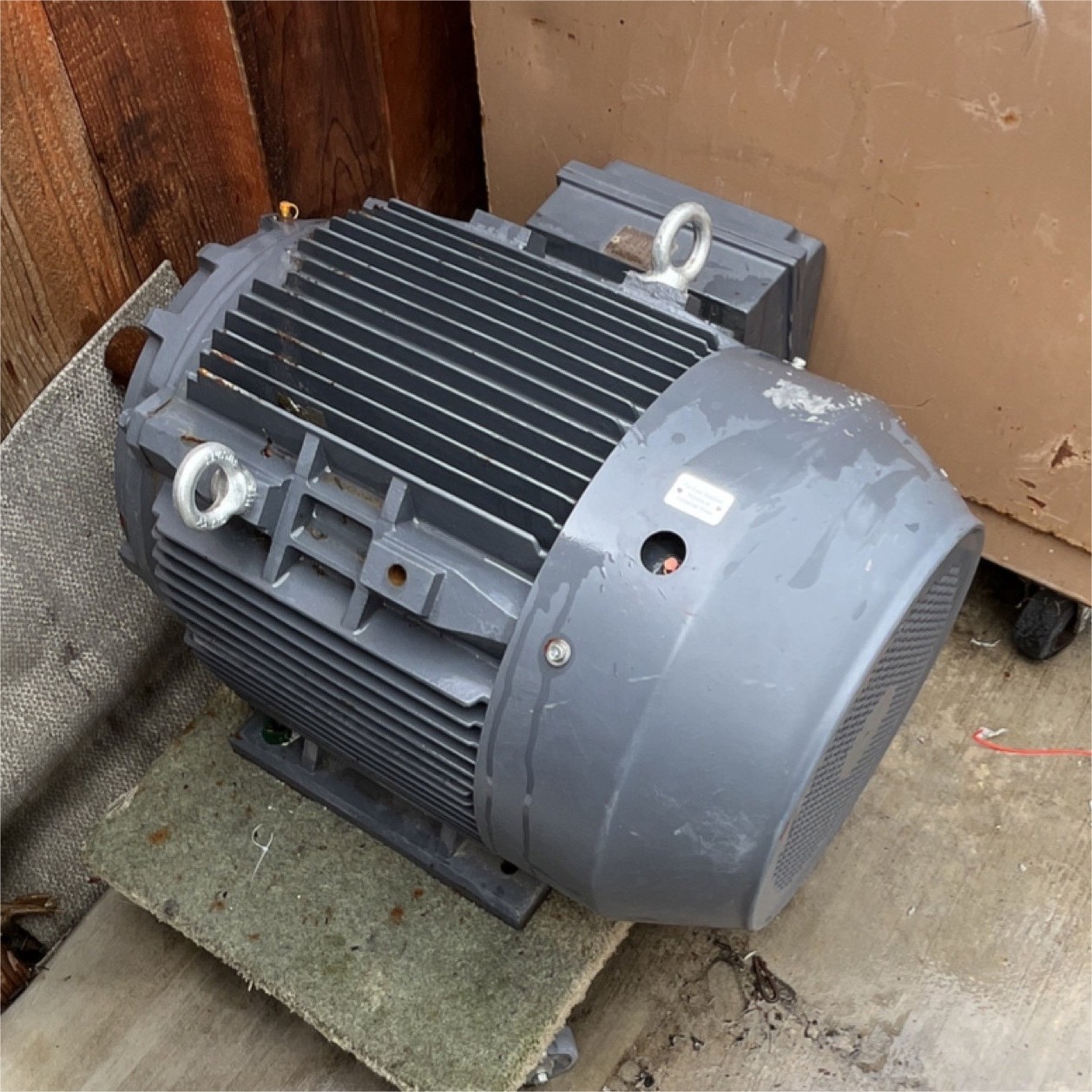 Techtop 60 HP Three Phase AC Motor GR3-CI-TF-364T-4-BR-D-60 TEFC Inverter Duty Techtop 60 HP Three Phase AC Motor GR3-CI-TF-364T-4-BR-D-60 TEFC Inverter Duty