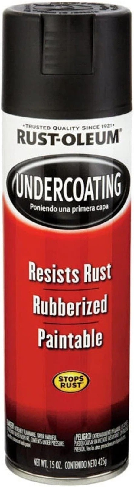 Truck Rubberized Undercoating Spray, 15 oz, Black
