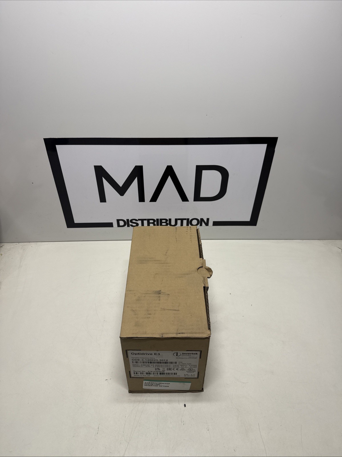 NEW Invertek ODE-3-120023-3012 VFD Optidrive Variable Frequency Drive - Sealed