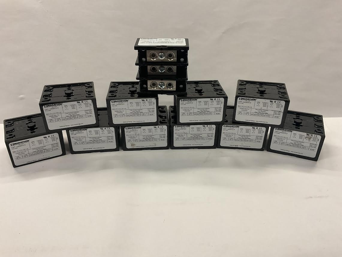 Marathon Terminal Block 3 POSITION 14-2 AWG 175 A 600 VAC PANEL MOUNT LOT OF 11 Marathon Terminal Block 3 POSITION 14-2 AWG 175 A 600 VAC PANEL MOUNT LOT OF 11