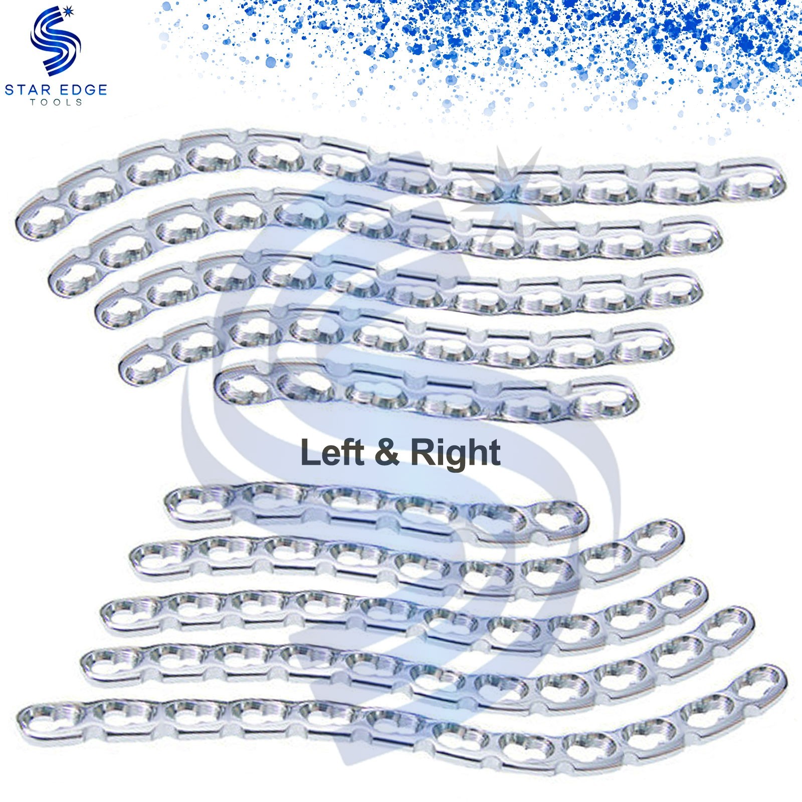Orthopedic Locking Anterior Clavicle Platz S Shape 3.5mm 6 to 12 Holz Left Right Orthopedic Locking Anterior Clavicle Platz S Shape 3.5mm 6 to 12 Holz Left Right