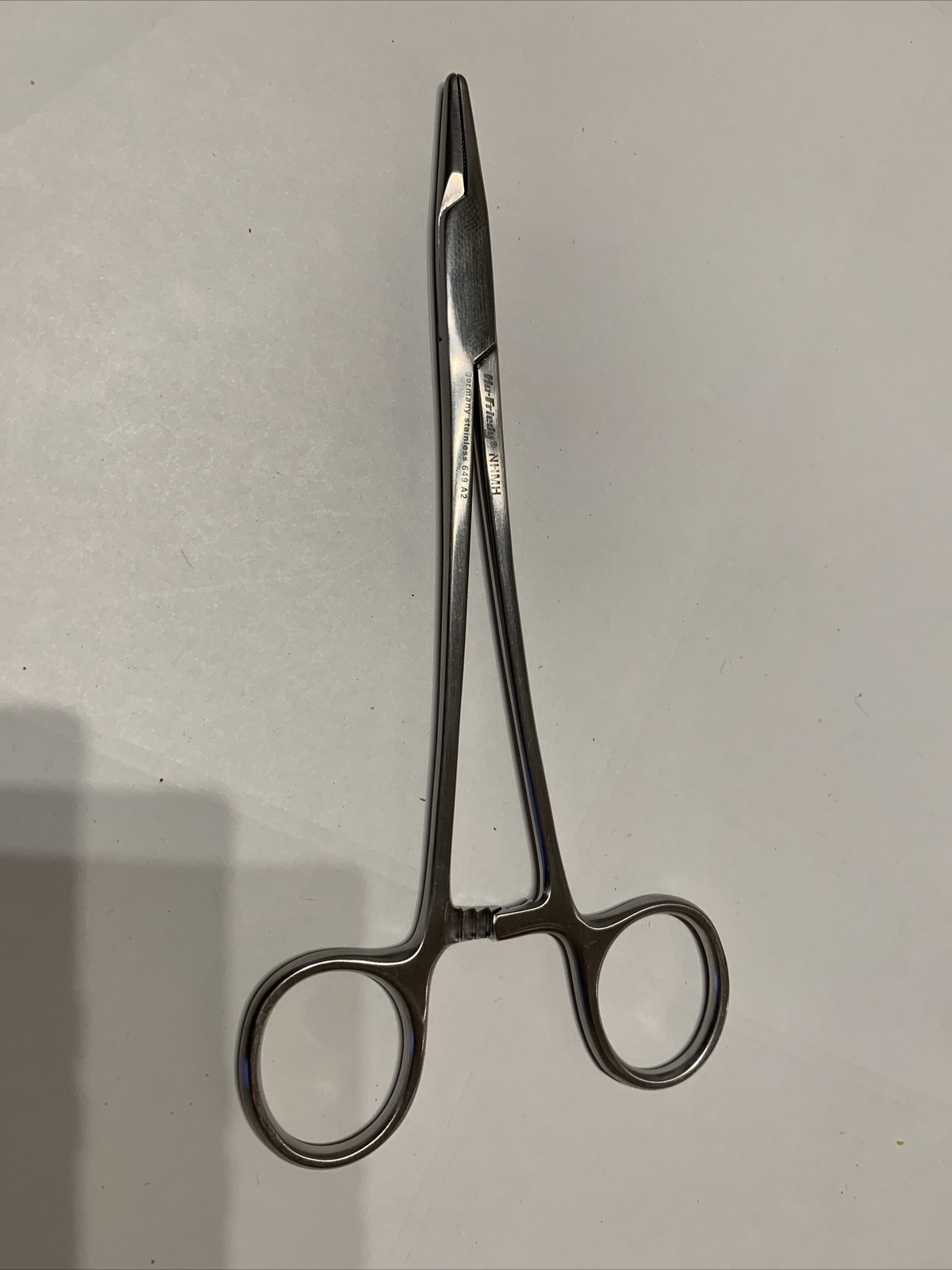 Hu-Friedy Mayo-Hegar Grooved Needle Holder, NHMH. Made Germany. Vintage rare NEW