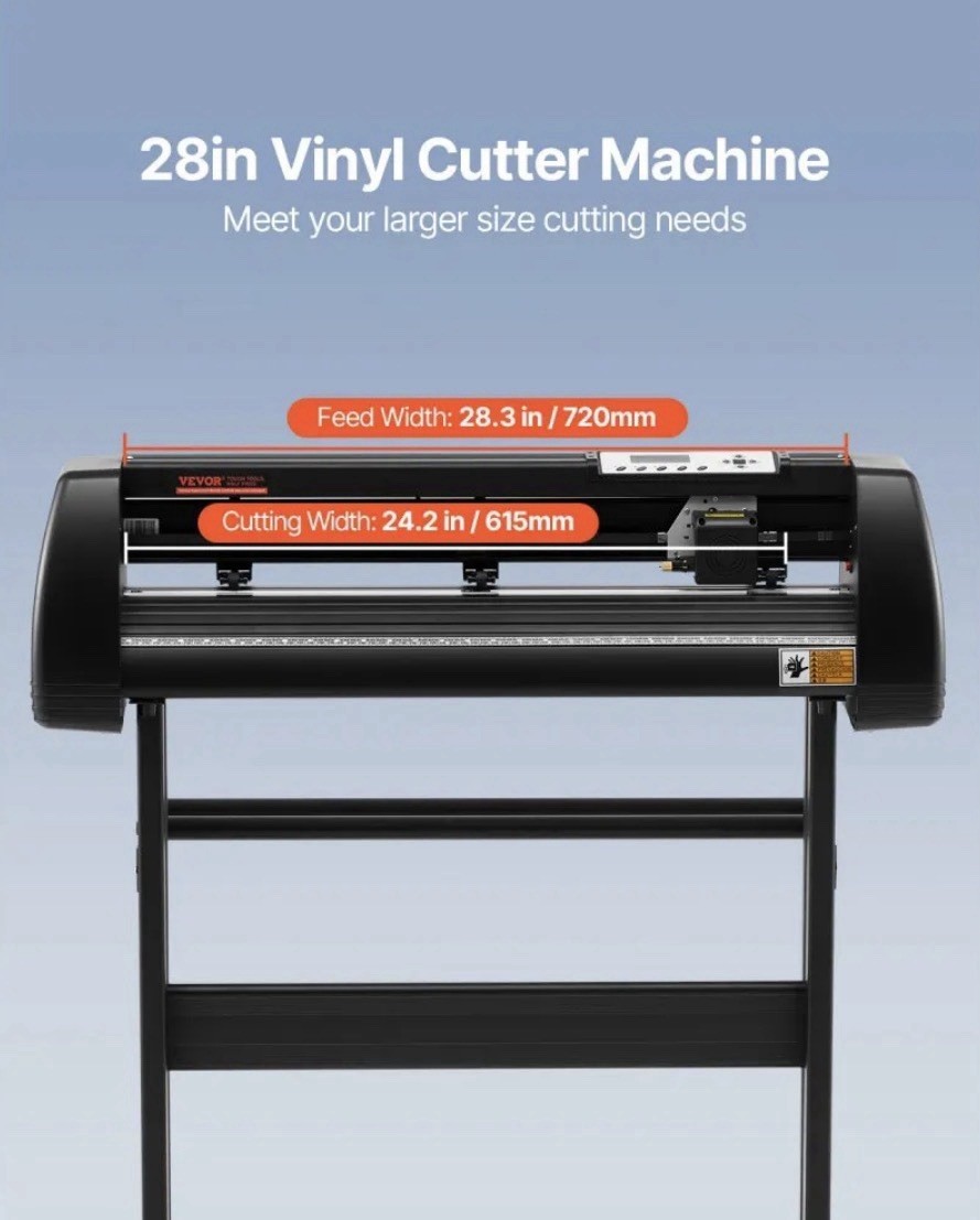 VEVOR KI-720A 28in Vinyl Cutter Cutting Plotter Machine, USB/COM, Metal Stand VEVOR KI-720A 28in Vinyl Cutter Cutting Plotter Machine, USB/COM, Metal Stand