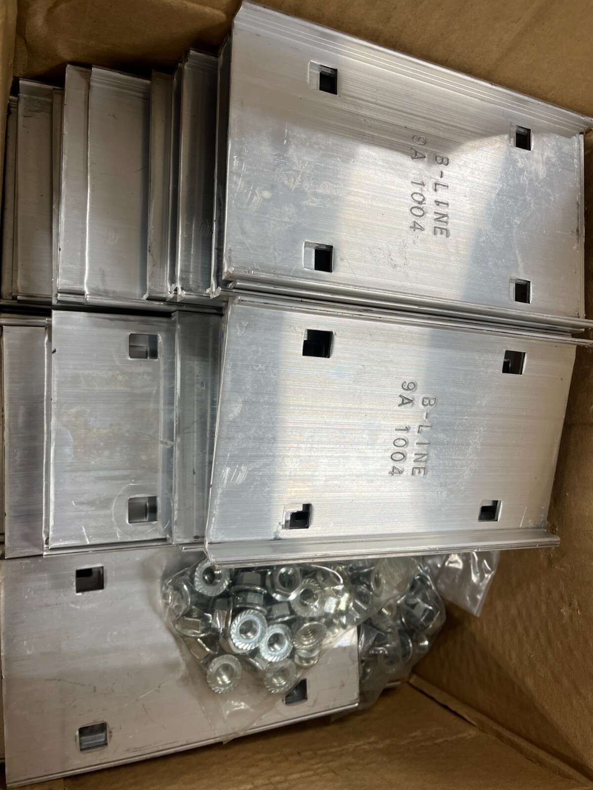 Eaton 9A-1004 Aluminum Splice Plates - New Case of 24 Eaton 9A-1004 Aluminum Splice Plates - New Case of 24