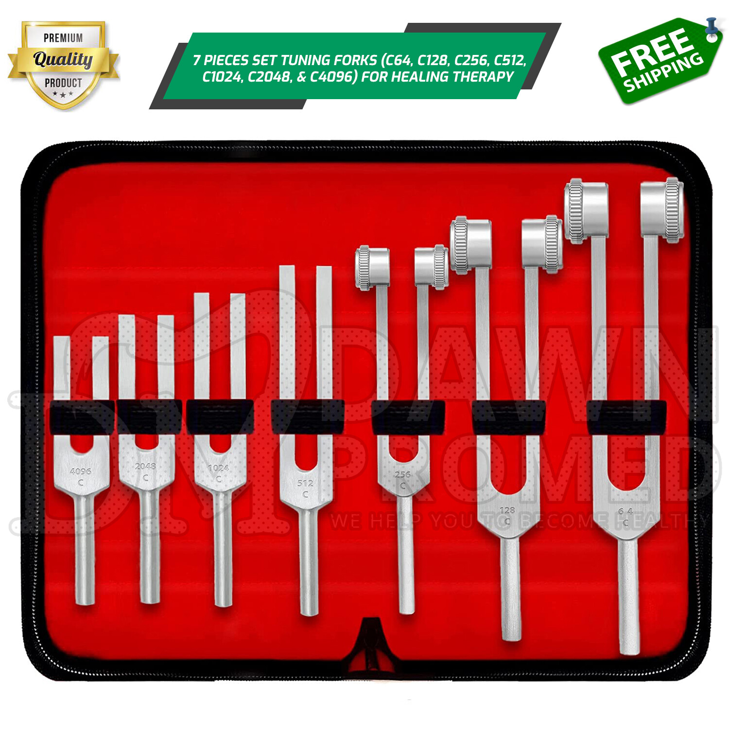 Tuning Fork Set of 7 For Healing Therapy Medical surgical diagnostic instruments Tuning Fork Set of 7 For Healing Therapy Medical surgical diagnostic instruments