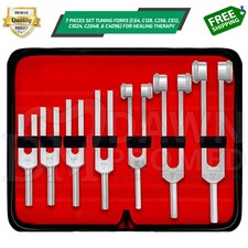 Tuning Fork Set of 7 For Healing Therapy Medical surgical diagnostic instruments picture