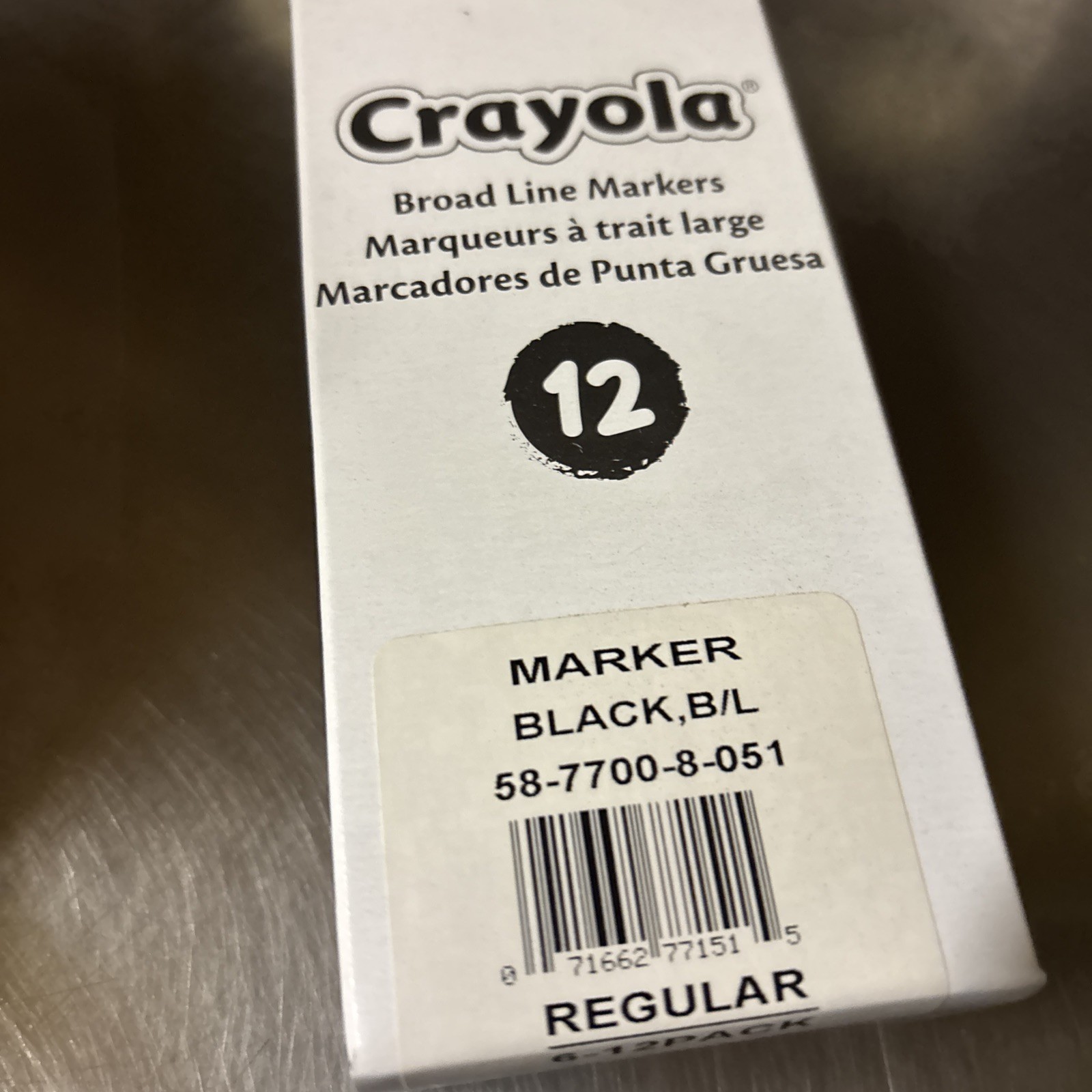 Crayola 12 Count Black Original Bulk Markers Crayola 12 Count Black Original Bulk Markers