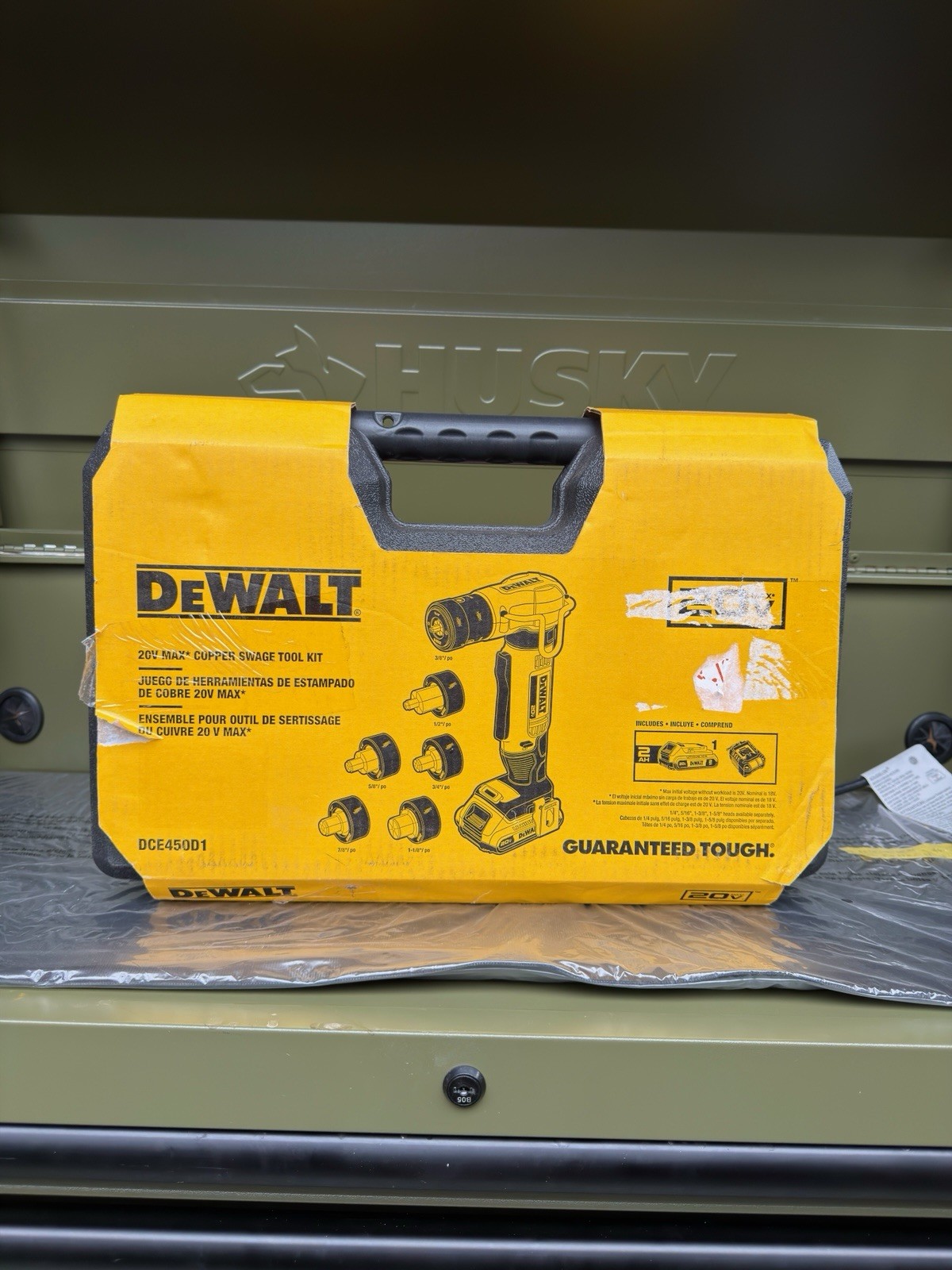 DEWALT DCE450D1 20V MAX Copper Swage Tool Kit BRAND NEW Battery/Charger Included DEWALT DCE450D1 20V MAX Copper Swage Tool Kit BRAND NEW Battery/Charger Included
