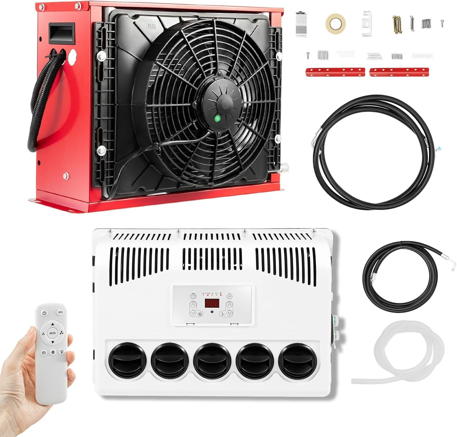 12V 12000 BTU Truck Air Conditioner Split AC For Semi Trucks Bus RV Caravan 12V 12000 BTU Truck Air Conditioner Split AC For Semi Trucks Bus RV Caravan
