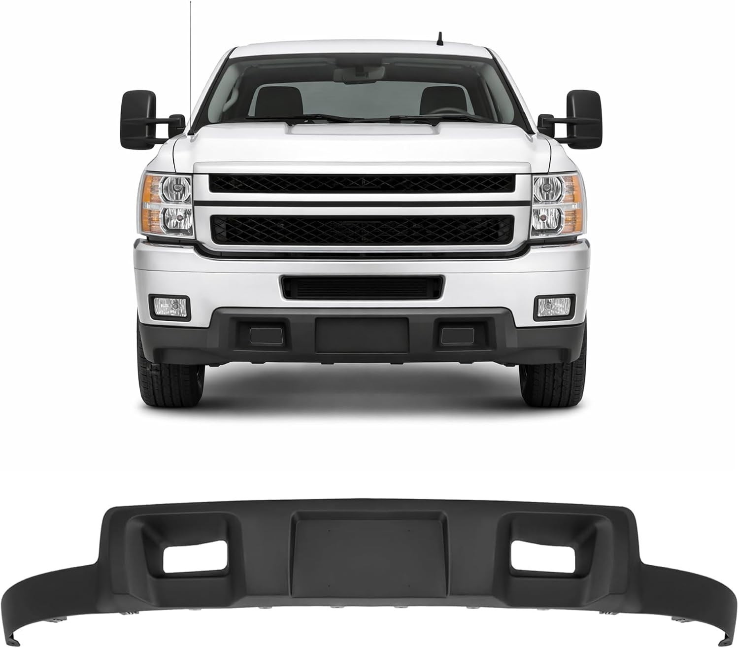 Front Bumper Lower Valance Compatible with 2011-2014 Chevrolet Chevy Silverado 2