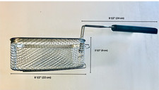 Replacement Deep Fry Basket Wire Mesh Rectangle 8.5