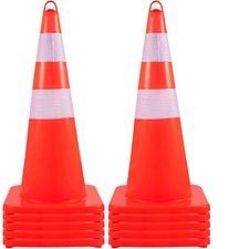 Uimoso 10PCS Safety Cones Traffic Cones 28