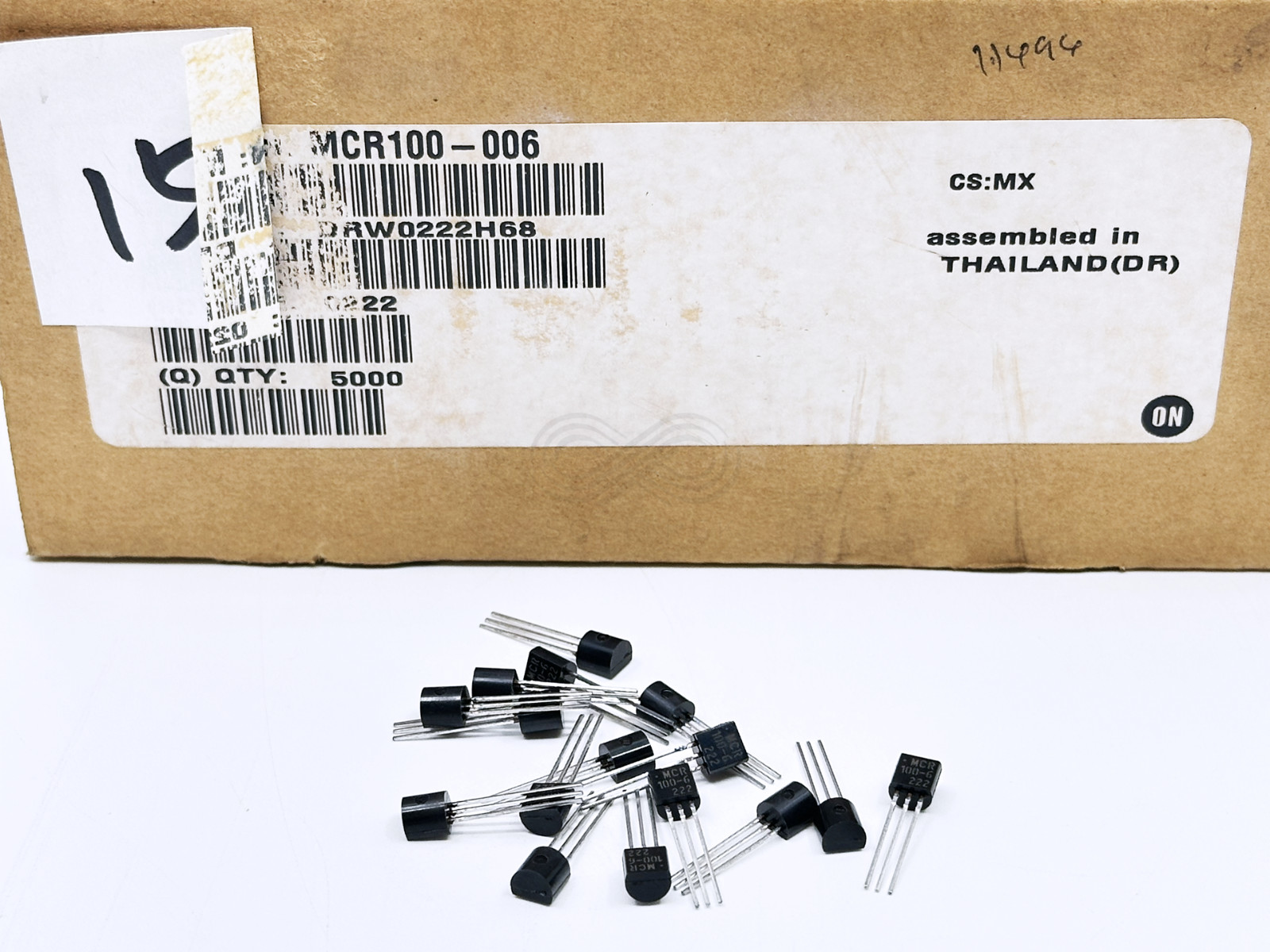 50PCS MCR100-006 MCR100-6 Onsemi Sensitive Gate SCR 0.8A 400V Thyristor TO-92 50PCS MCR100-006 MCR100-6 Onsemi Sensitive Gate SCR 0.8A 400V Thyristor TO-92
