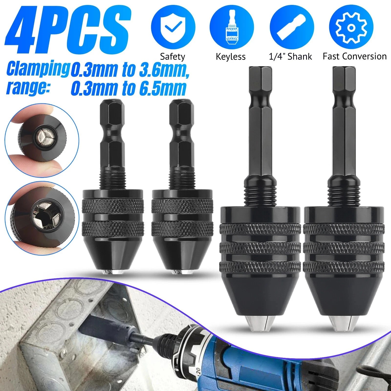 4Pcs 1/4 4Pcs 1/4