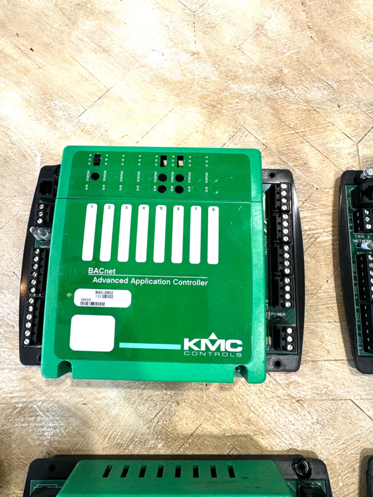 KMC Controls BAC-5802 BACnet Controllers with (3) HPO-6702 HOA Cards Included. KMC Controls BAC-5802 BACnet Controllers with (3) HPO-6702 HOA Cards Included.