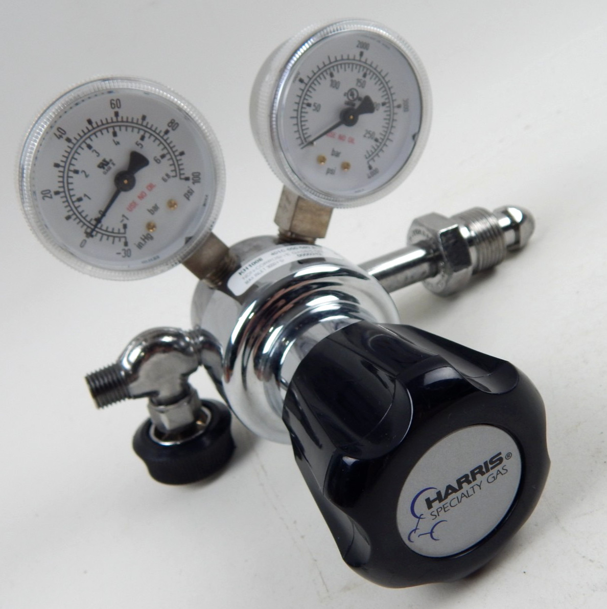 Harris KH1008 Specialty Gas Regulator Single Stage 3000PSI Argon Helium Nitrogen