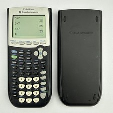 TI-84 Plus Graphing Calculator with Cover & New Batteries picture