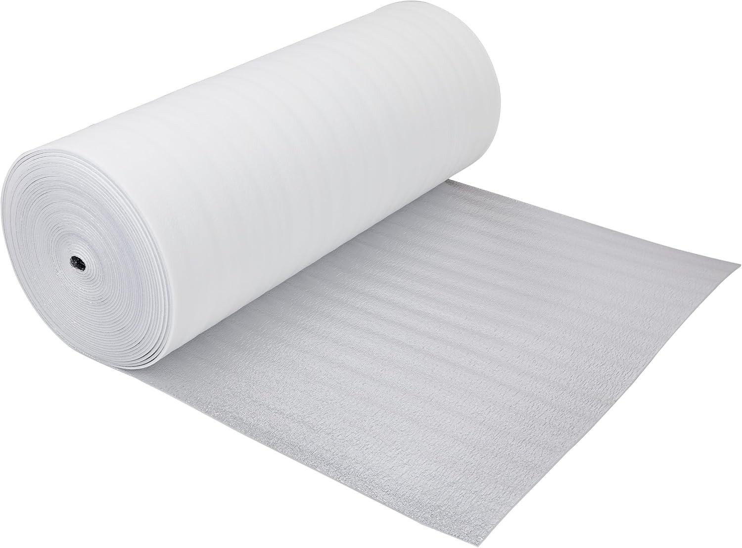 PRODEX 4\' 1000sqft Reflective Solid White Foil Foam Core 6MM Insulation Barrier PRODEX 4\' 1000sqft Reflective Solid White Foil Foam Core 6MM Insulation Barrier