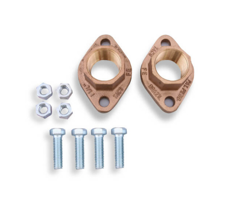 Taco 110-253BF Set (2 Flanges, 4 Nuts, 4 Bolts), 1-1/4\ Taco 110-253BF Set (2 Flanges, 4 Nuts, 4 Bolts), 1-1/4\