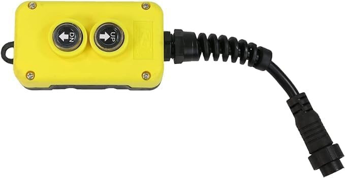 KTI Two Button Pendant Hydraulic Dump Trailer Controller - Power UP & DOWN KTI Two Button Pendant Hydraulic Dump Trailer Controller - Power UP & DOWN