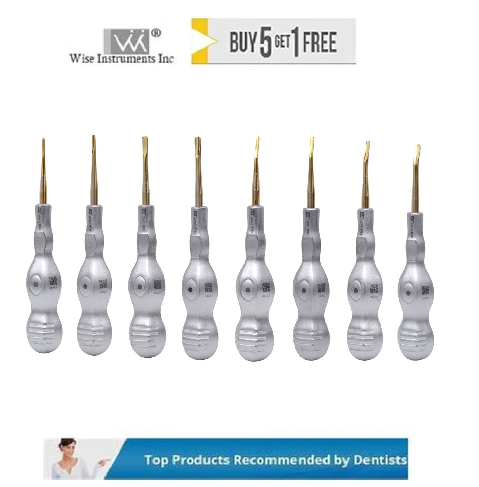 Dental Surgical Periotome Luxating Elevators Set of 8 pieces Dental Surgical Periotome Luxating Elevators Set of 8 pieces