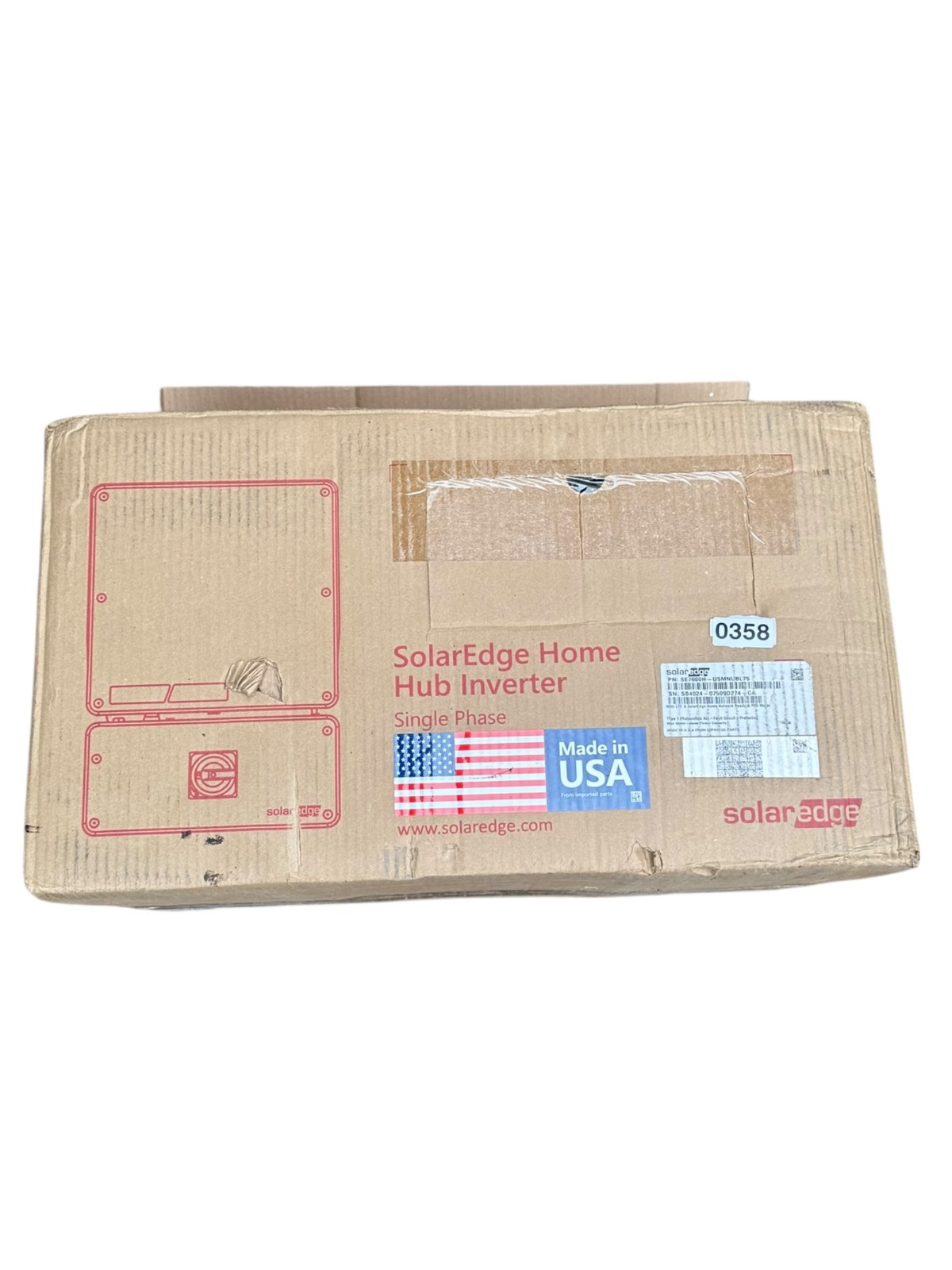 NEW SolarEdge SE7600H-USMNUBL75 7.6kW HD-Wave PV Inverter - SetApp - NIB NEW SolarEdge SE7600H-USMNUBL75 7.6kW HD-Wave PV Inverter - SetApp - NIB