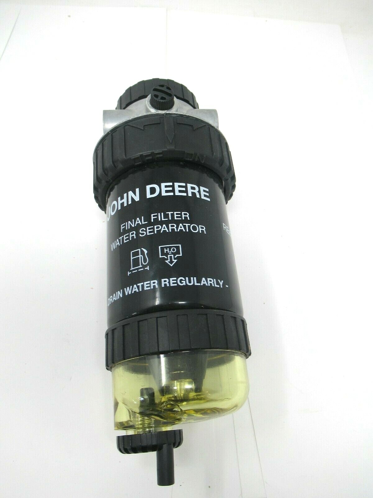 Genuine John Deere Final Fuel Filter Assembly RE67229 Water Separator Genuine John Deere Final Fuel Filter Assembly RE67229 Water Separator