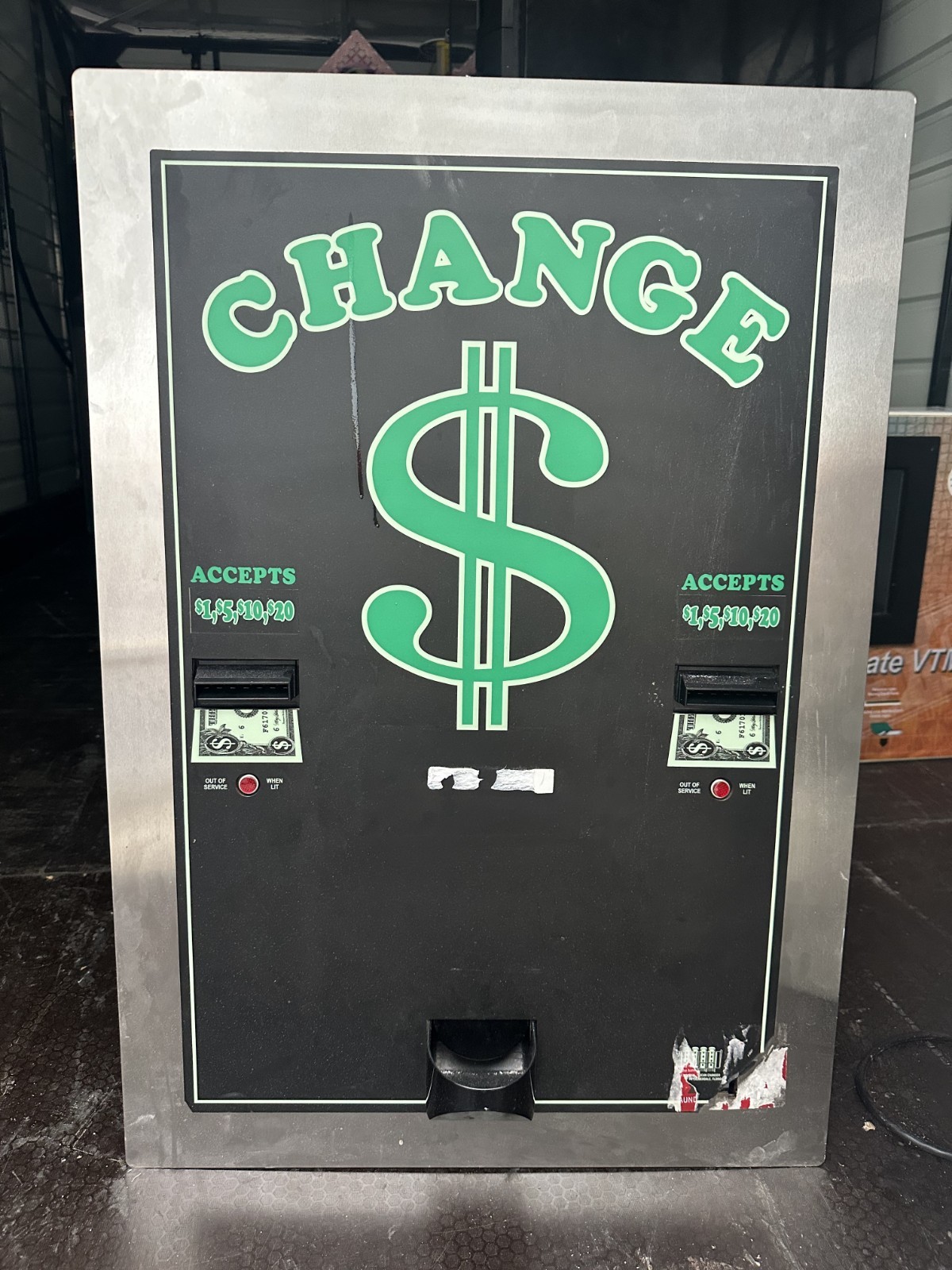 American Changer AC2225 Rear Load Bill Change Machine Dual Hopper American Changer AC2225 Rear Load Bill Change Machine Dual Hopper