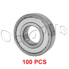 100 Pcs Premium 6803 ZZ ABEC3 Metal Shields Deep Groove Ball Bearing 17x26x5mm picture