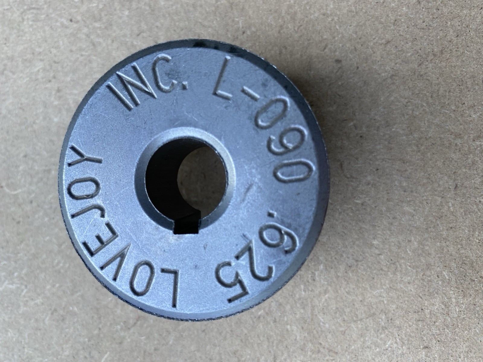 Lovejoy Inc Jaw Coupling L-090 .625 Metal Shop USED