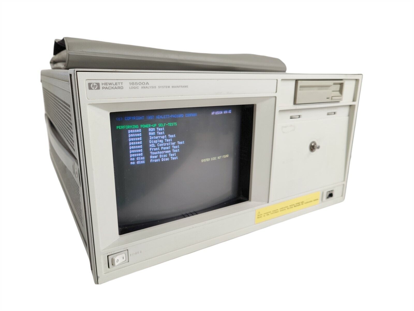 HP 16500A Logic Analysis Prototype Analyzer System 5 Slot Touchscreen Mainframe